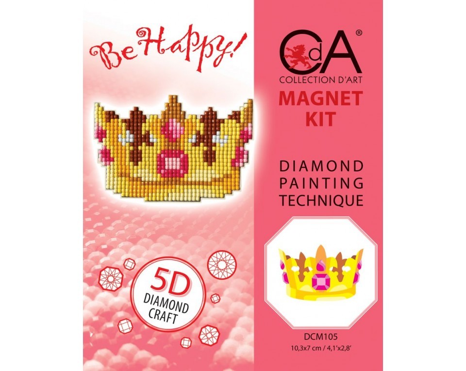 KREATIVNI SET SA PERLICAMA-MAGNETNI, 10.3cm x 7cm, Collection D`Art