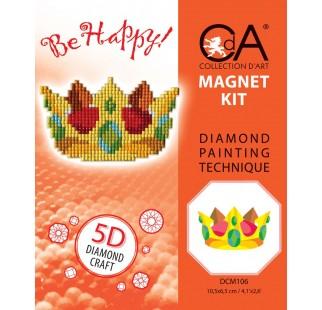 KREATIVNI SET SA PERLICAMA-MAGNETNI, 10.5cm x 6.5cm, Collection D`Art