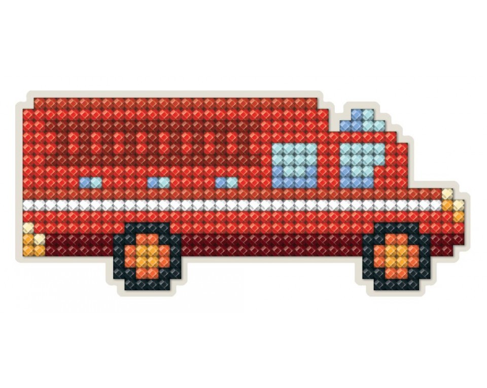 Kreativni set  sa perlicama -magnetni 10x4,5cm