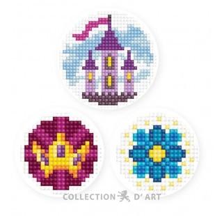 KREATIVNI SET SA PERLICAMA-MAGNETNI , 3kom  Collection D`Art