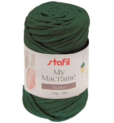 macramé boho 250g/ball dark green