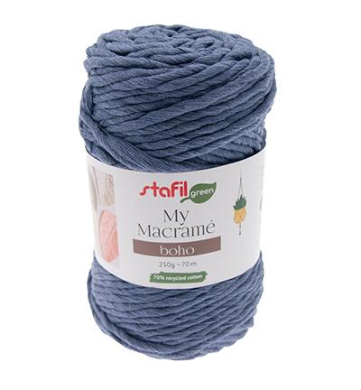 macramé boho 250g/ball indigo
