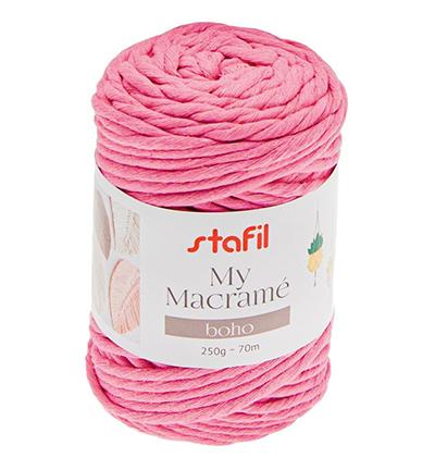 macramé boho 250g/ball rose