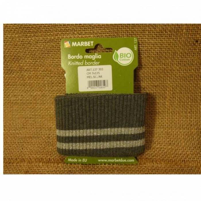 MARBET RENDER SIVI SA SREBRNIM PRUGAMA 8x140CM