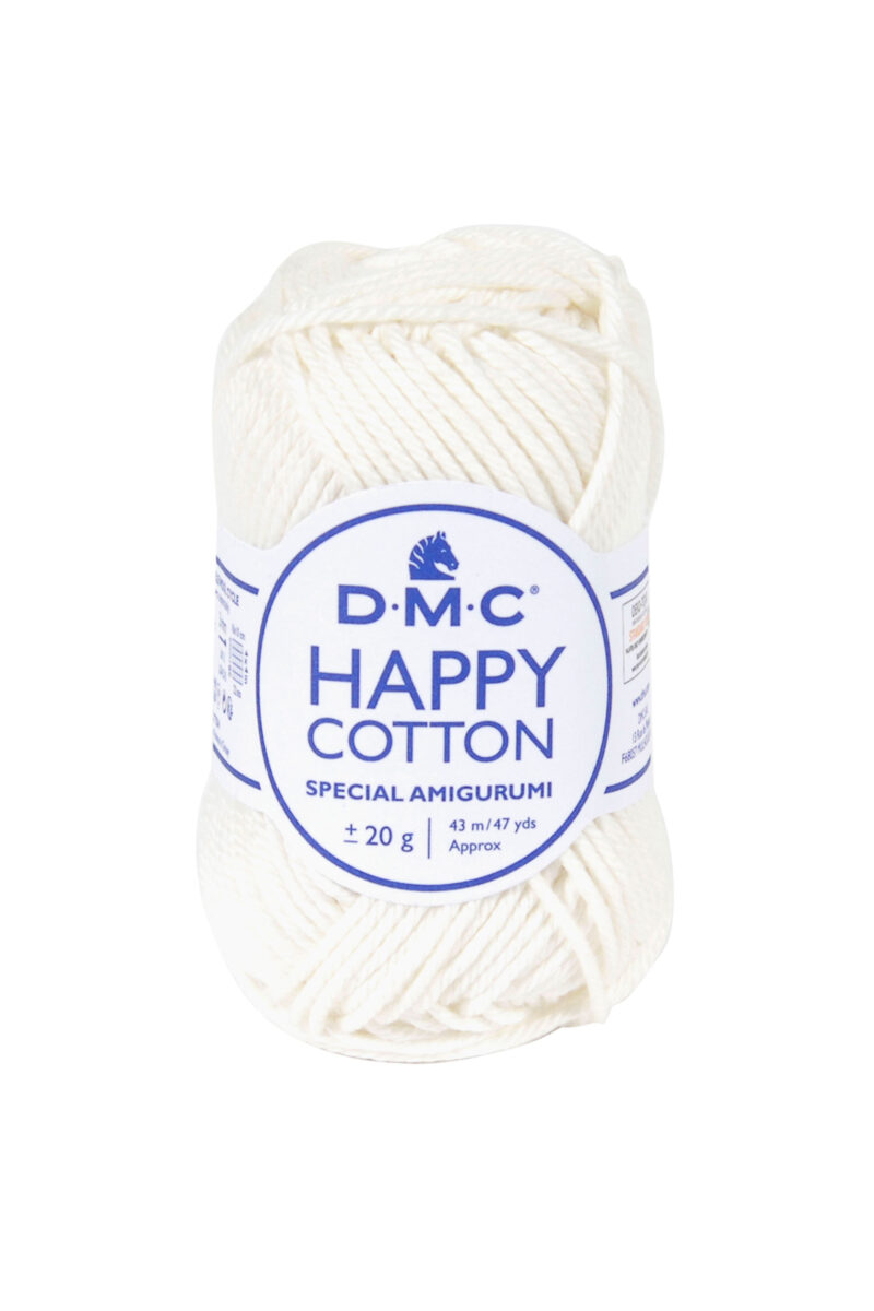NATURA HAPPY COTTON - PAMUČNI KONAC ZA PLETENJE 20g, 43m