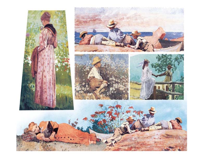 Papi za Decoupage - Watercolour: boys