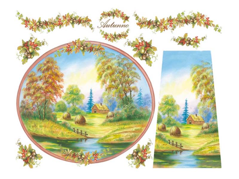 Papir za Decoupage - Autumn