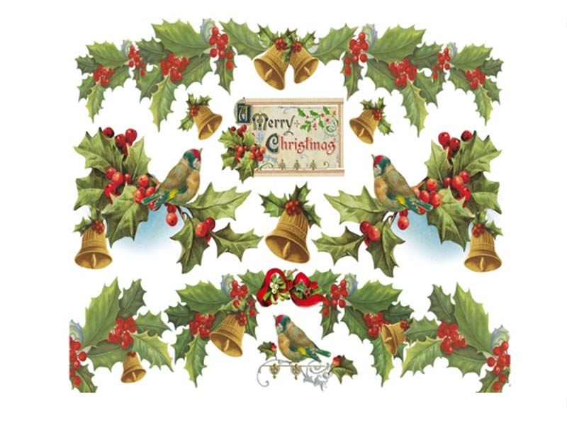 Papir za Decoupage - Garlands