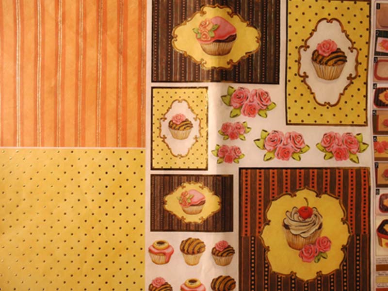 Papir za Decoupage - Gold