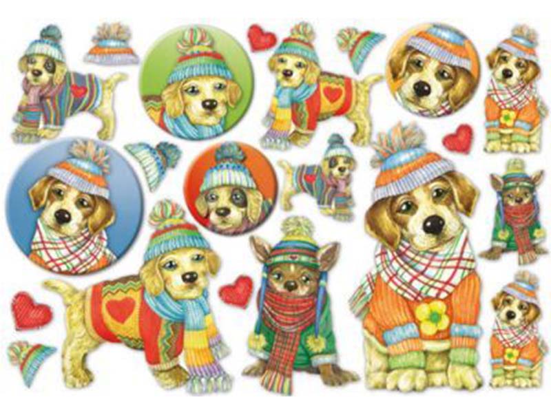 Papir za Decoupage - Happy dog