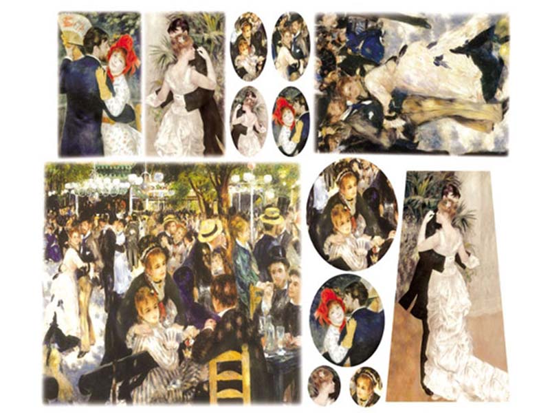 Papir za Decoupage - Impressionist wedding