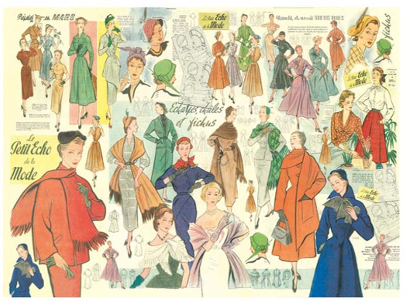 Papir za Decoupage - Mode Retro