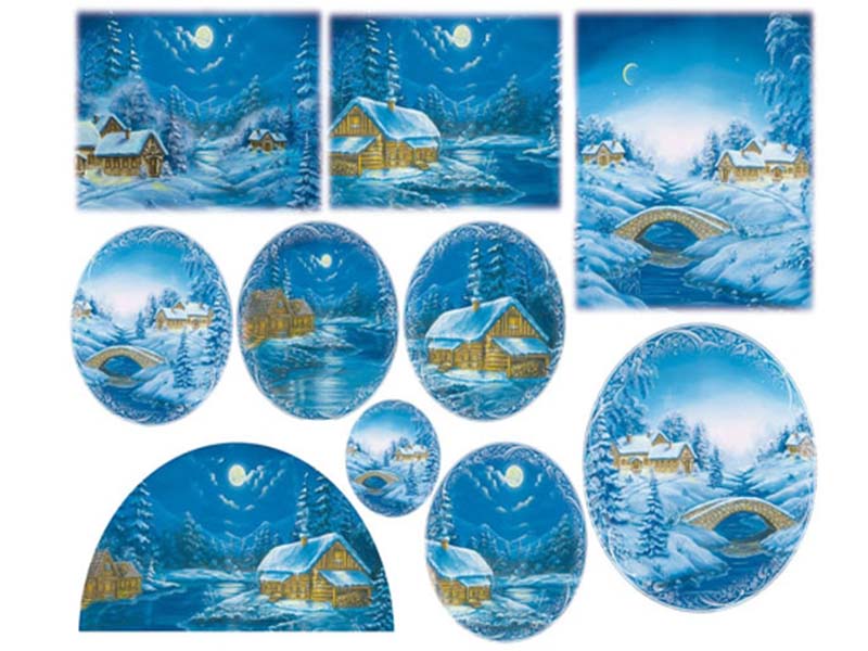 Papir za Decoupage - Mountain landscapes