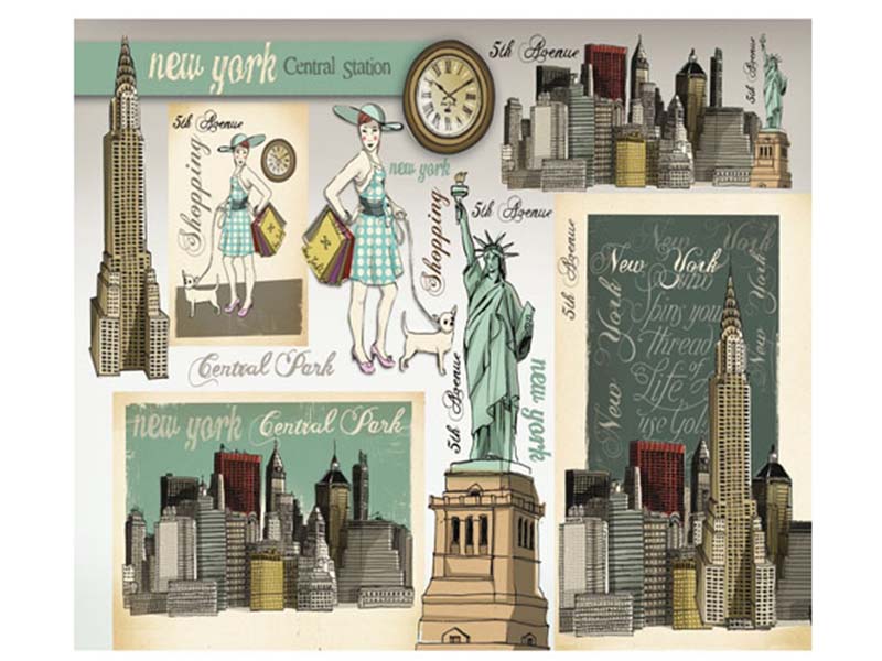 Papir za Decoupage -  New York