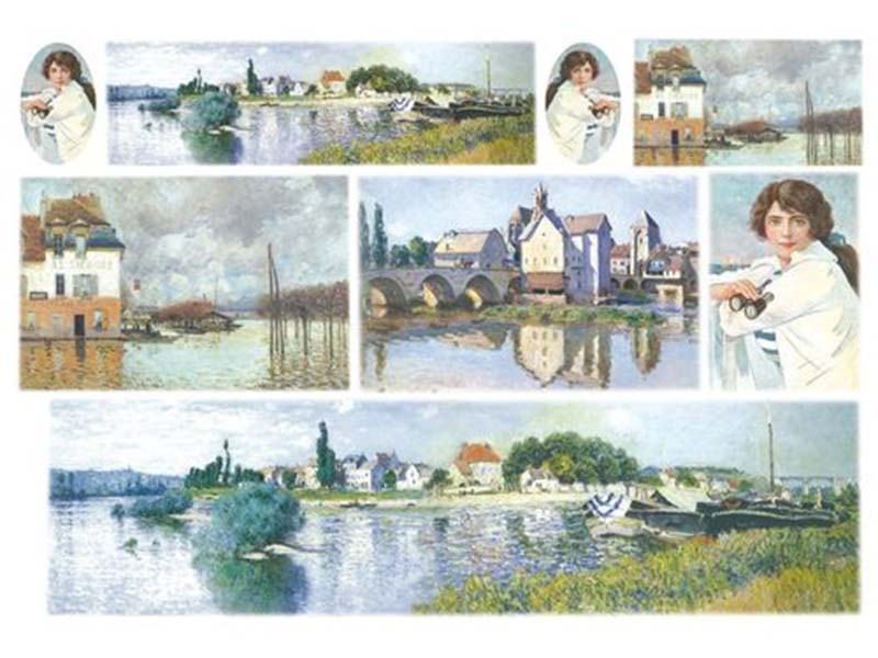 Papir za Decoupage - Nord sea