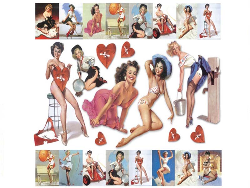 Papir za Decoupage - Pin Up