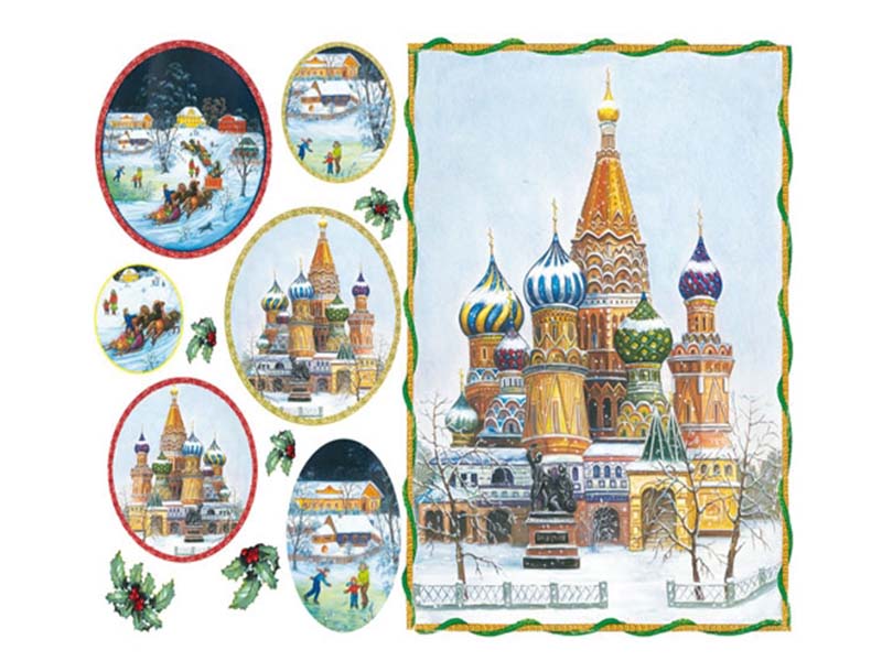 Papir za Decoupage - Russian landscapes