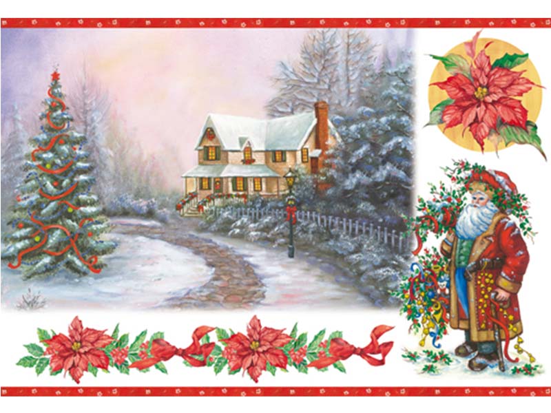 Papir za Decoupage - Santa Claus