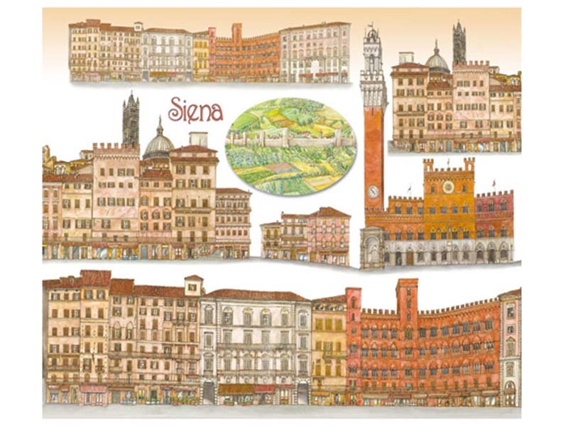 Papir za Decoupage - Sienna