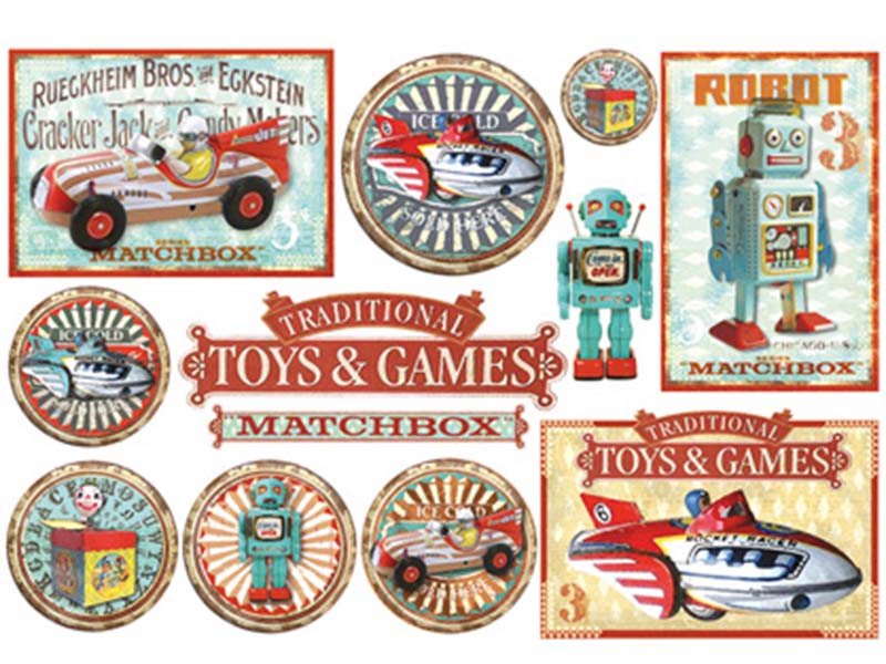 Papir za Decoupage - Toys and Games