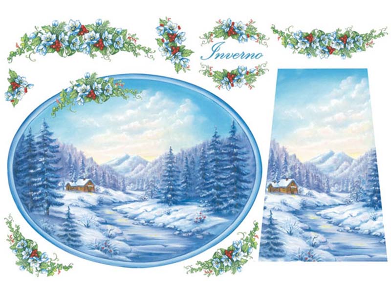 Papir za Decoupage - Winter