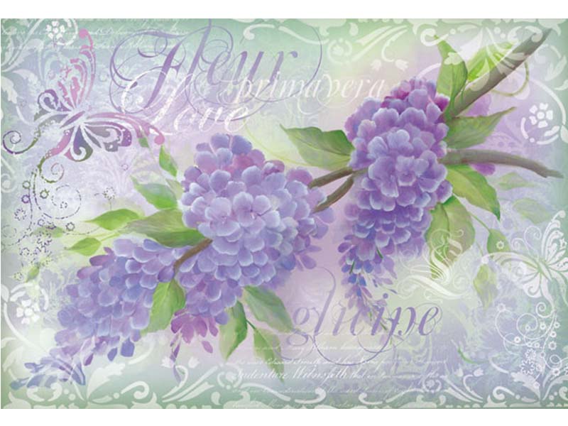 Papir za Decoupage - Wisteria