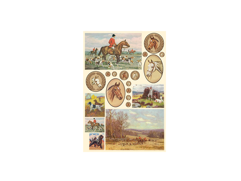 PAPIR ZA DEKUPAŽ 50x70 Horses