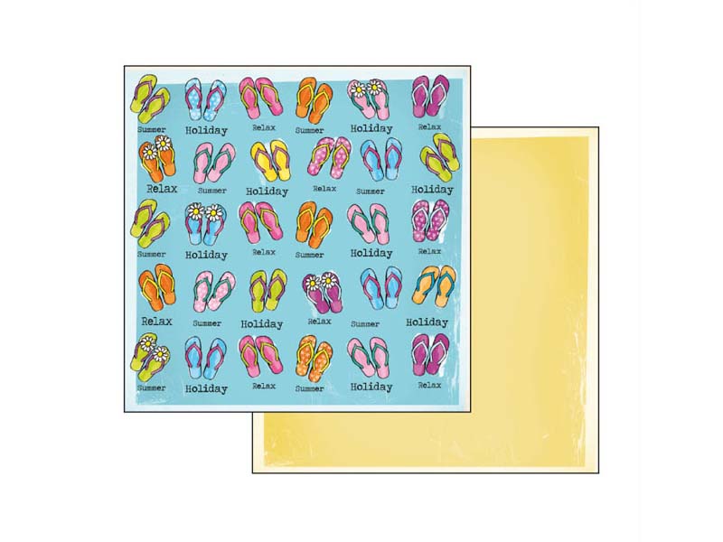 PAPIR ZA SCRAP-Summer holiday  30.5 x 30.5cm