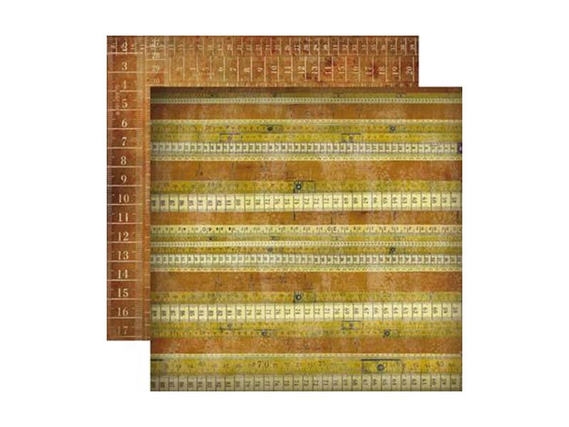 Papir za ScrapArt - Tape Meter 30.5 x 30.5cm