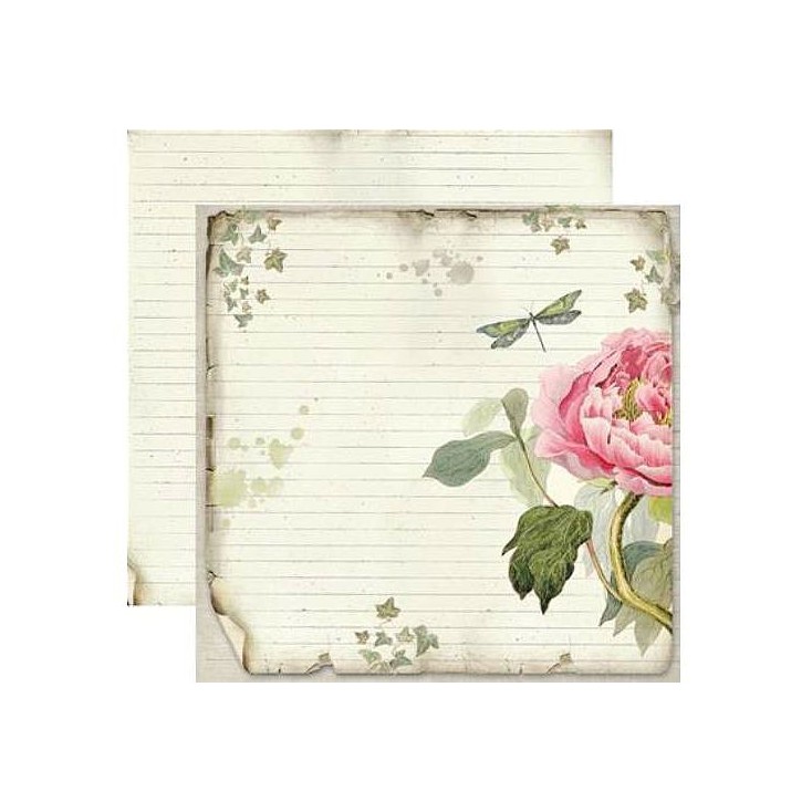 PAPIR ZA SCRAPBOOK-Peonia 30.5 x 30.5cm