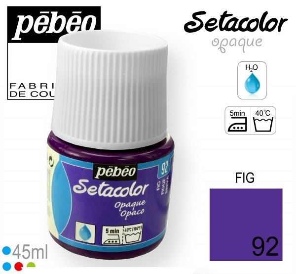 PEBEO SETACOLOR OPAQUE 45ml FIG