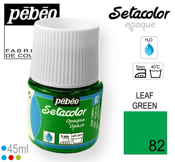 PEBEO SETACOLOR  OPAQUE 45ML  LEAF GREEN