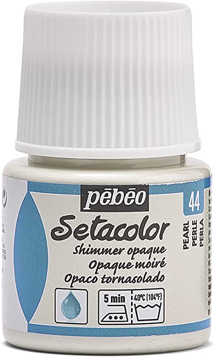 PEBEO SETACOLOR  SHIMMER OPAQUE 45  PEARL