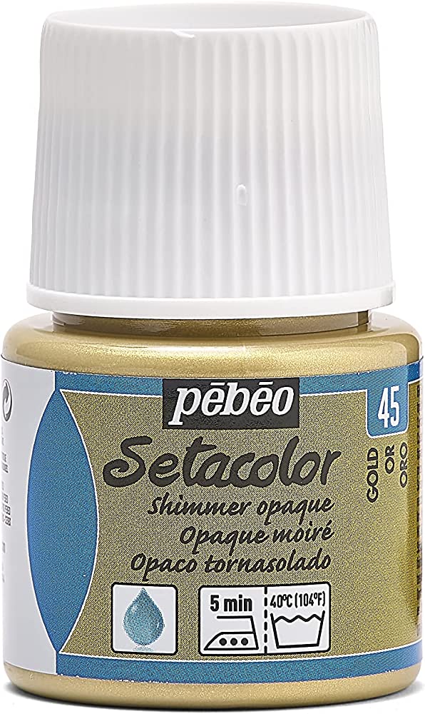 PEBEO SETACOLOR  SHIMMER OPAQUE 45ml  GOLD