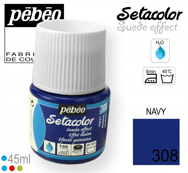 PEBEO SETACOLOR  SUEDE EFFECT  45ML NAVY