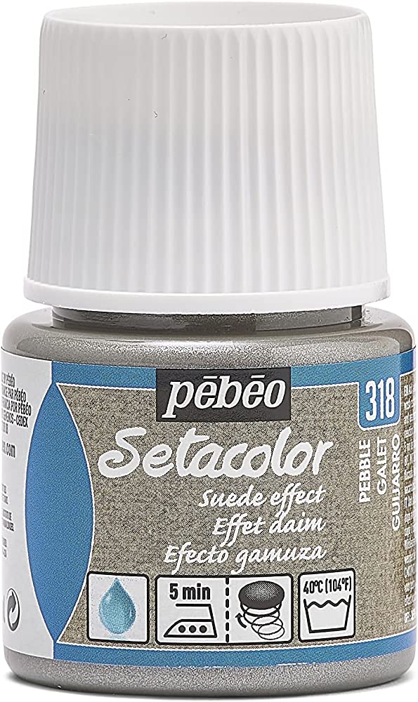PEBEO SETACOLOR  SUEDE EFFECT 45ML PEBBLE