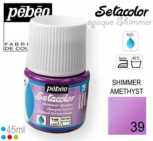 PEBO SETACOLOR  SHIMMER OPAQUE 45ML AMETHYST