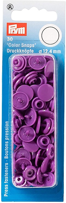 PLASTIČNI DRIKERI U BOJI TAMNO LJUBIČASTI 30 komada,12,4mm