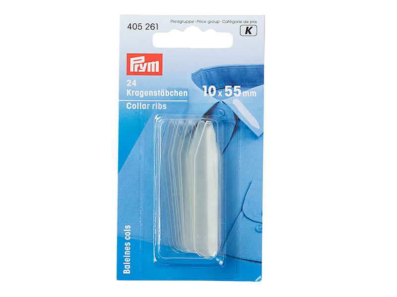 PLASTIKA ZA KRAGNE KOSULJA 24 komada 10x55mm
