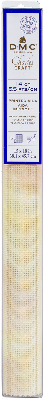 PLATNO ZA VEZ AIDA IMPRIMEE 5.5PTS/CM - 14CT 38.1X45.7