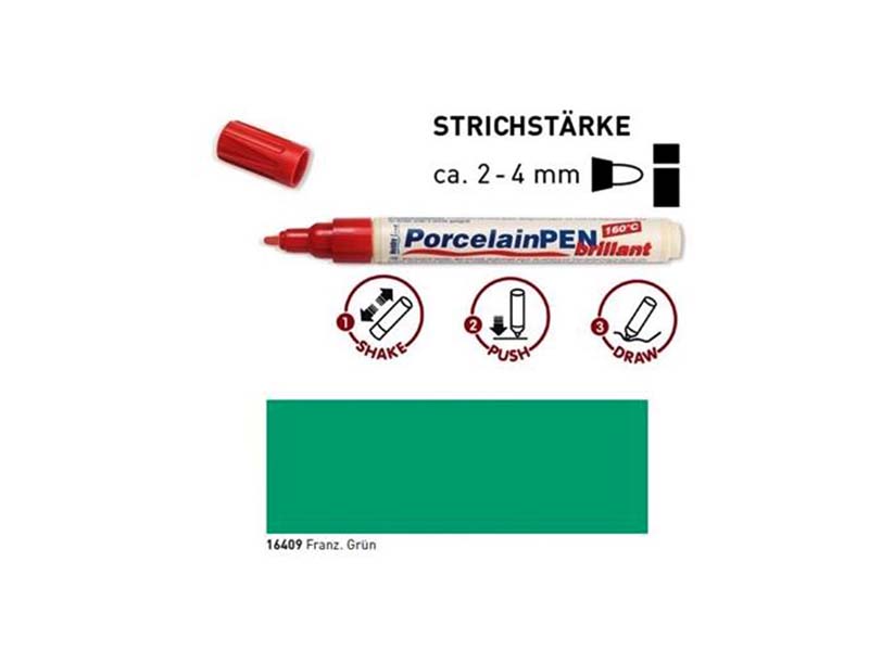 Porcelain Pen Brillant - Franch Green