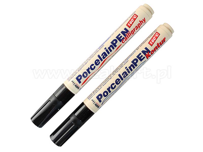Porcelain Pen Kontur - Black