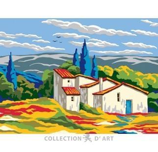 Printed tapestry canvas, 100% cotton, 30cm x 22cm, Collection D`Art