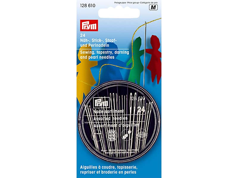 Set igala za šivenje, krpljenje, vez i nizanje perlica - 24kom