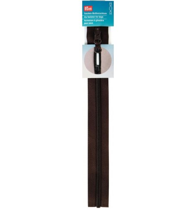 RAJSFERŠLUS ZA TORBE SA 2 KLIZAČA-BRAON 60cm 