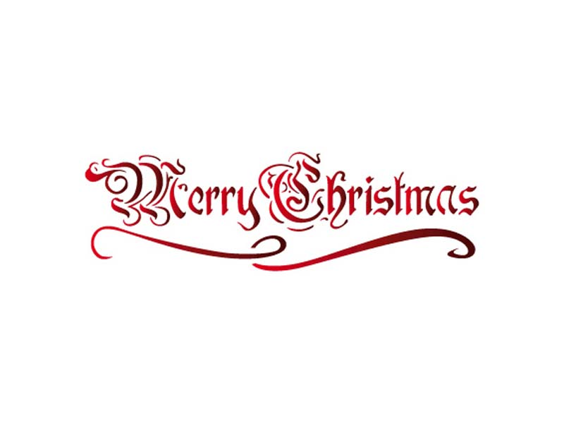 ŠABLON B Cm. 38x15 Merry Christmas