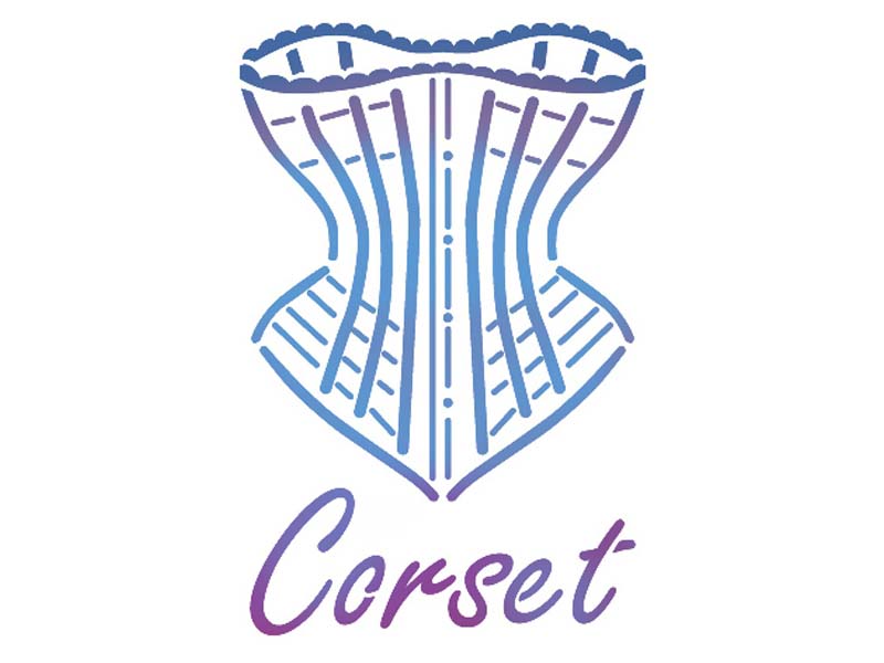 ŠABLON D cm. 20x15 -  Corset