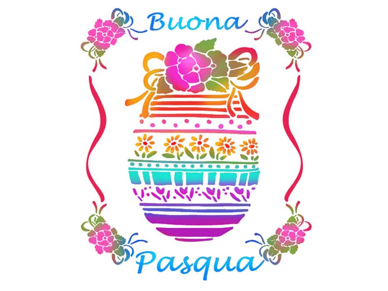 ŠABLON  G cm. 21x29,7  - Happy Easter