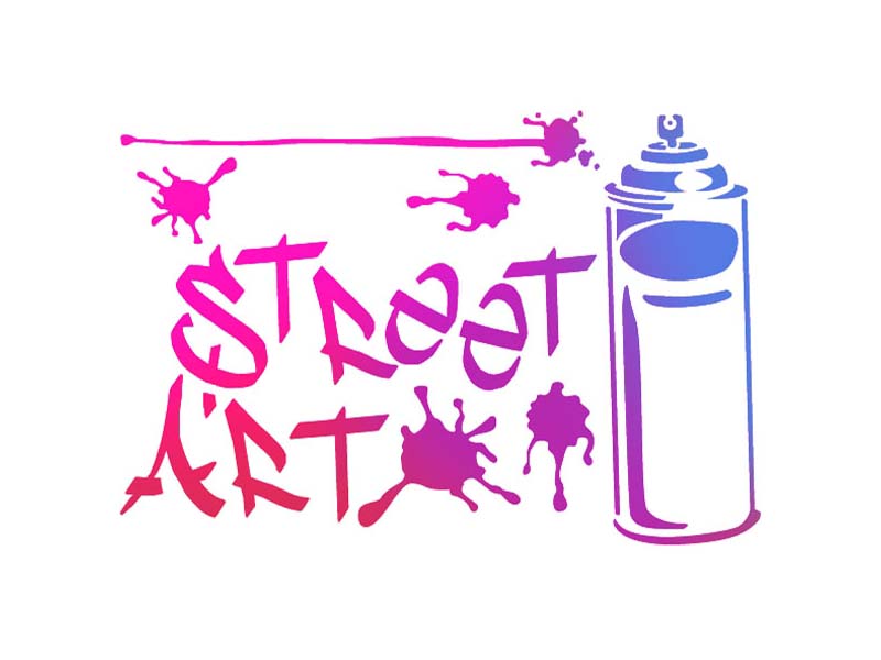 ŠABLON G cm. 21x29,7 - Street art