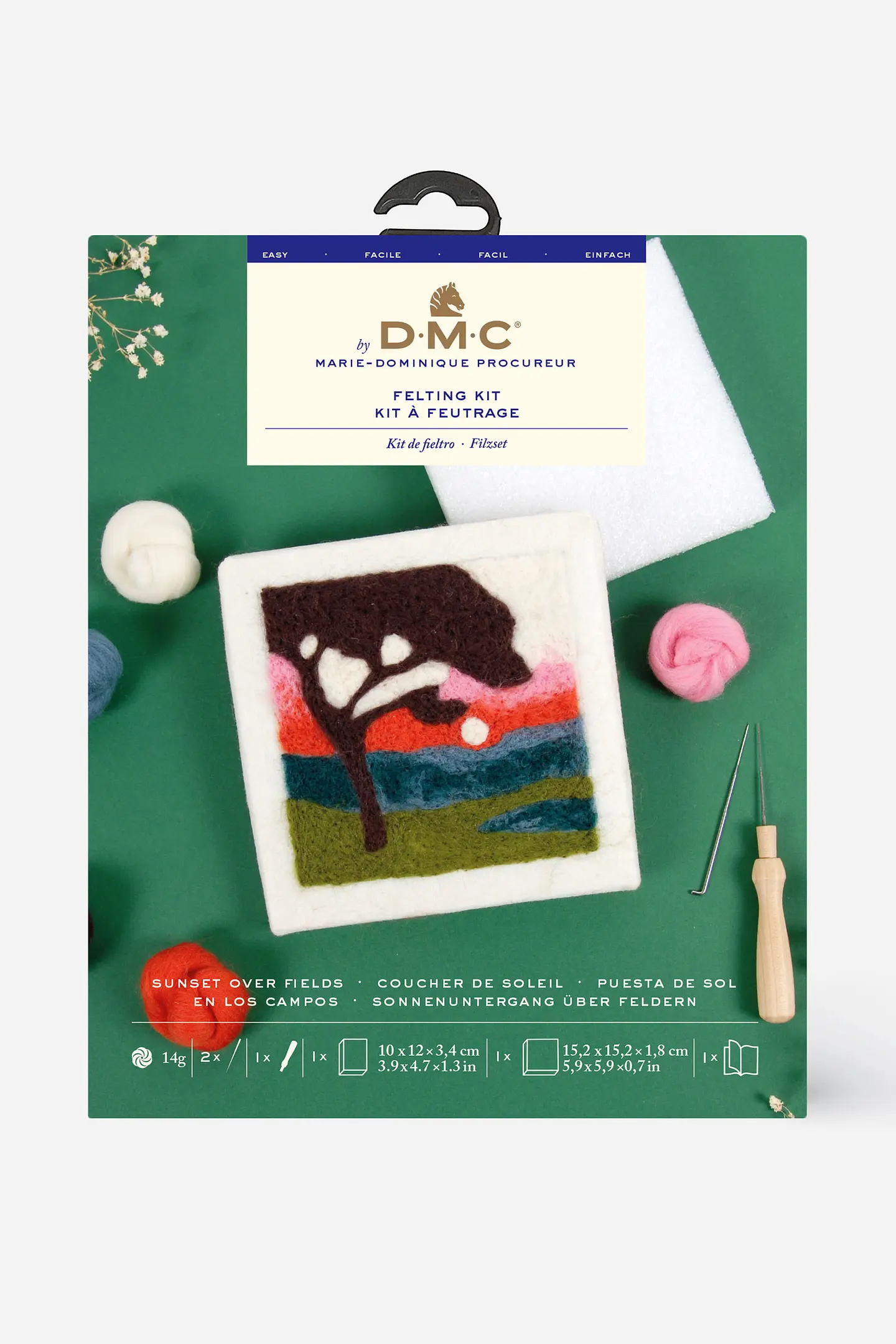 Set za filcanje vune 